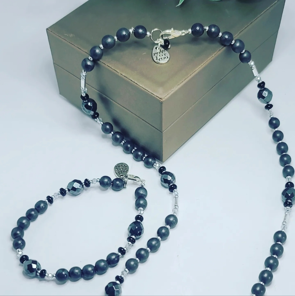 Hematite necklace